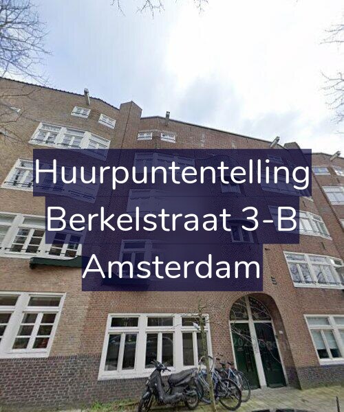 Foto gevel Huurpuntentelling voor Berkelstraat 3-B, Amsterdam