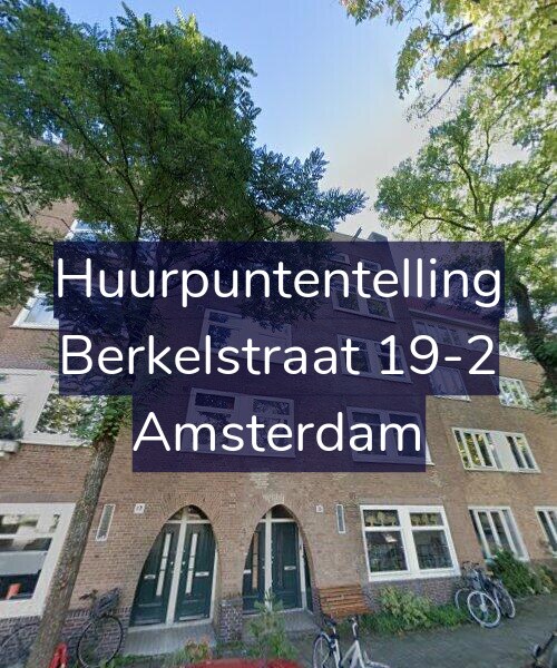 Foto gevel Huurpuntentelling voor Berkelstraat 19-2, Amsterdam