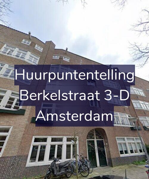 Foto gevel Huurpuntentelling voor Berkelstraat 3-D, Amsterdam