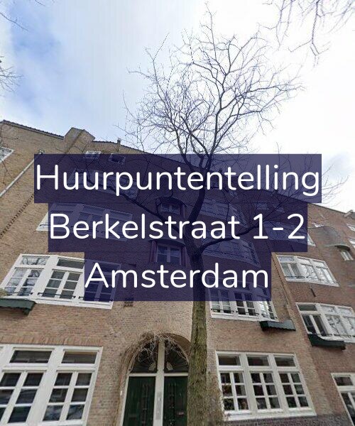 Foto gevel Huurpuntentelling voor Berkelstraat 1-2, Amsterdam