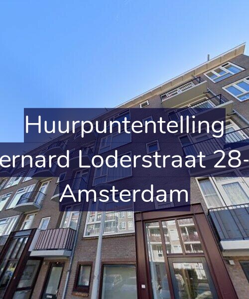 Foto gevel Huurpuntentelling voor Bernard Loderstraat 28-3, Amsterdam