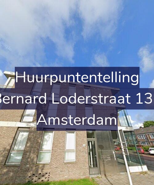 Foto gevel Huurpuntentelling voor Bernard Loderstraat 139, Amsterdam