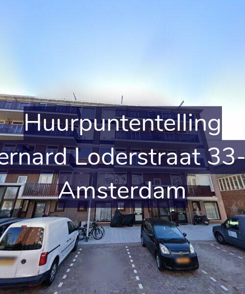 Foto gevel Huurpuntentelling voor Bernard Loderstraat 33-H, Amsterdam