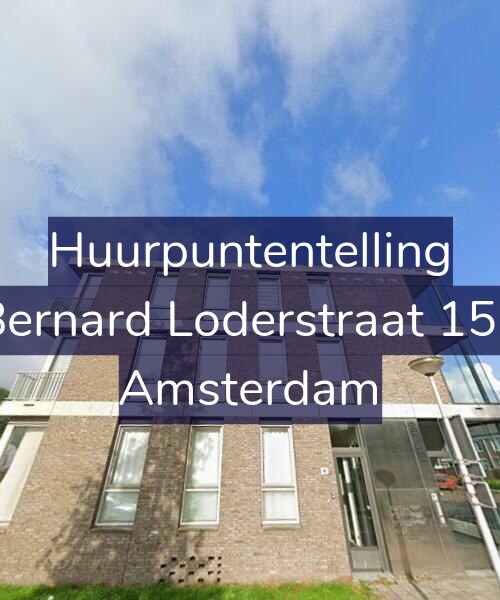 Foto gevel Huurpuntentelling voor Bernard Loderstraat 151, Amsterdam