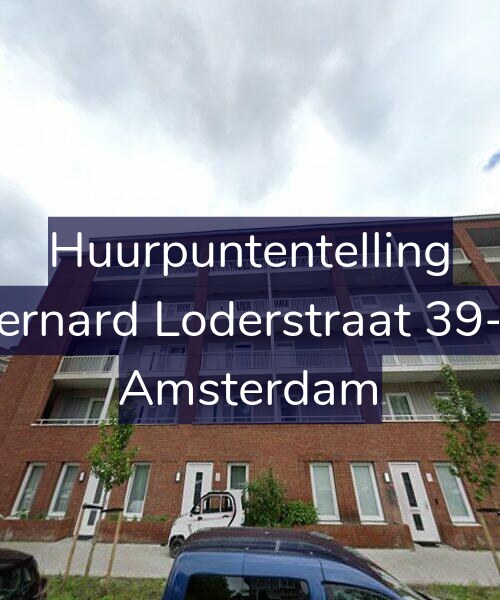 Foto gevel Huurpuntentelling voor Bernard Loderstraat 39-B, Amsterdam