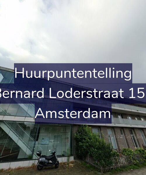 Foto gevel Huurpuntentelling voor Bernard Loderstraat 159, Amsterdam