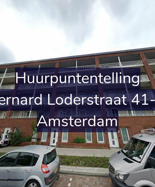 Foto gevel Huurpuntentelling voor Bernard Loderstraat 41-H, Amsterdam