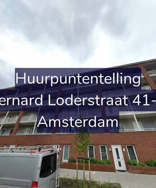 Foto gevel Huurpuntentelling voor Bernard Loderstraat 41-G, Amsterdam