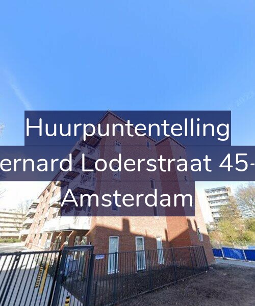 Foto gevel Huurpuntentelling voor Bernard Loderstraat 45-L, Amsterdam
