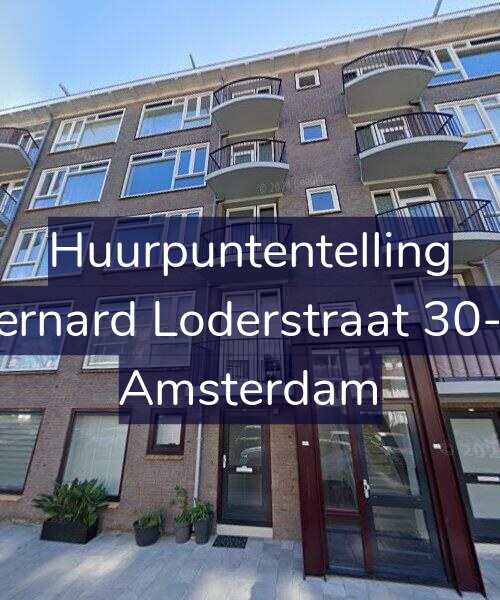 Foto gevel Huurpuntentelling voor Bernard Loderstraat 30-H, Amsterdam