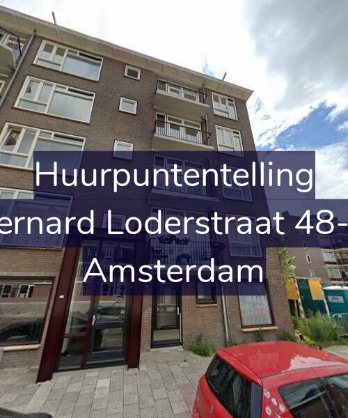 Foto gevel Huurpuntentelling voor Bernard Loderstraat 48-H, Amsterdam