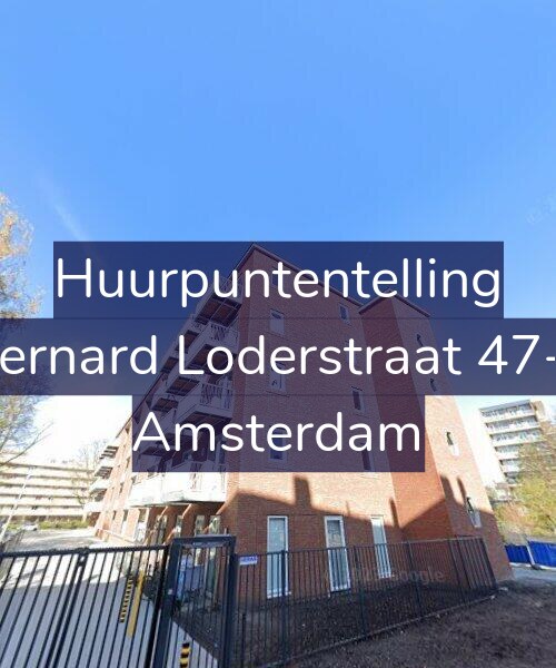 Foto gevel Huurpuntentelling voor Bernard Loderstraat 47-L, Amsterdam