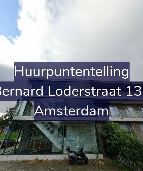 Foto gevel Huurpuntentelling voor Bernard Loderstraat 131, Amsterdam