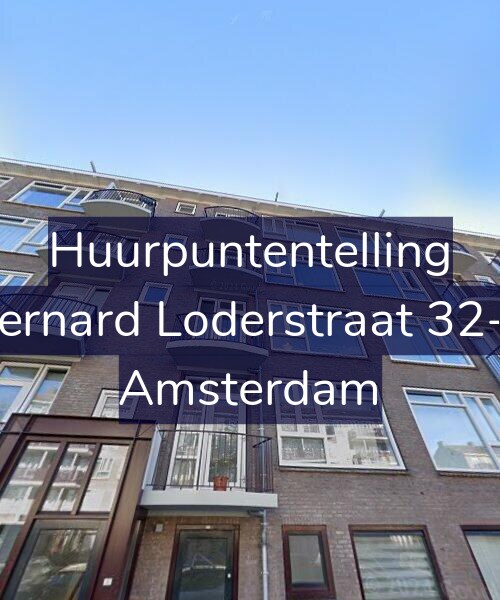 Foto gevel Huurpuntentelling voor Bernard Loderstraat 32-3, Amsterdam