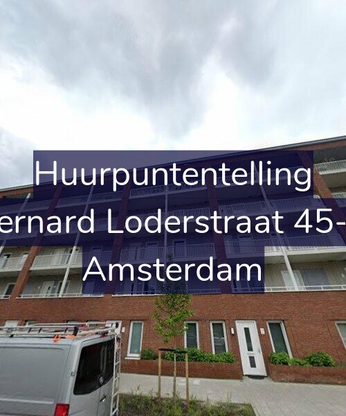 Foto gevel Huurpuntentelling voor Bernard Loderstraat 45-G, Amsterdam