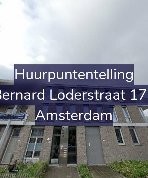 Foto gevel Huurpuntentelling voor Bernard Loderstraat 175, Amsterdam