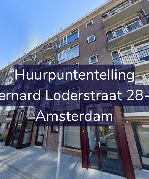 Foto gevel Huurpuntentelling voor Bernard Loderstraat 28-H, Amsterdam