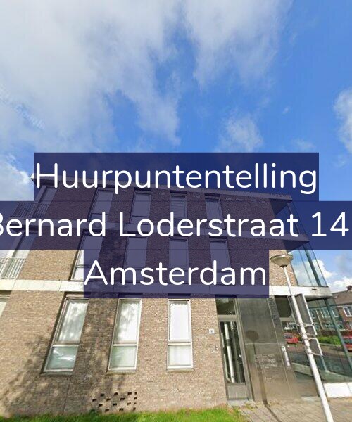 Foto gevel Huurpuntentelling voor Bernard Loderstraat 143, Amsterdam