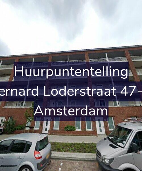 Foto gevel Huurpuntentelling voor Bernard Loderstraat 47-H, Amsterdam