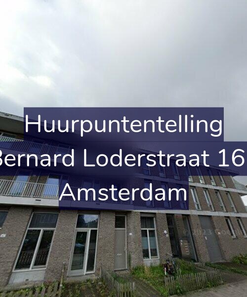 Foto gevel Huurpuntentelling voor Bernard Loderstraat 169, Amsterdam