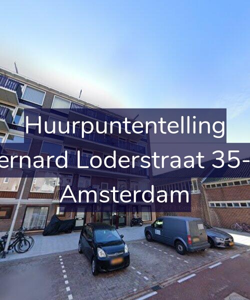 Foto gevel Huurpuntentelling voor Bernard Loderstraat 35-H, Amsterdam