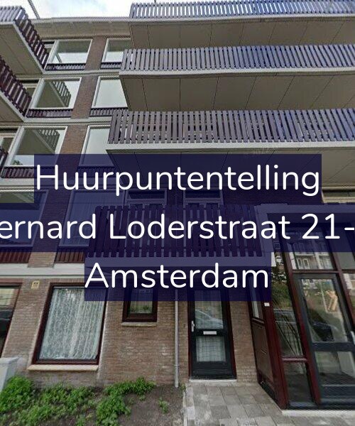 Foto gevel Huurpuntentelling voor Bernard Loderstraat 21-H, Amsterdam