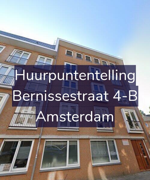 Foto gevel Huurpuntentelling voor Bernissestraat 4-B, Amsterdam