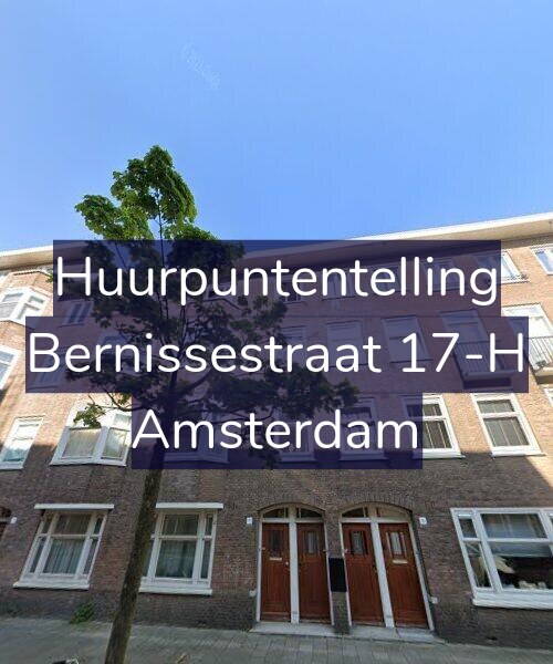 Foto gevel Huurpuntentelling voor Bernissestraat 17-H, Amsterdam