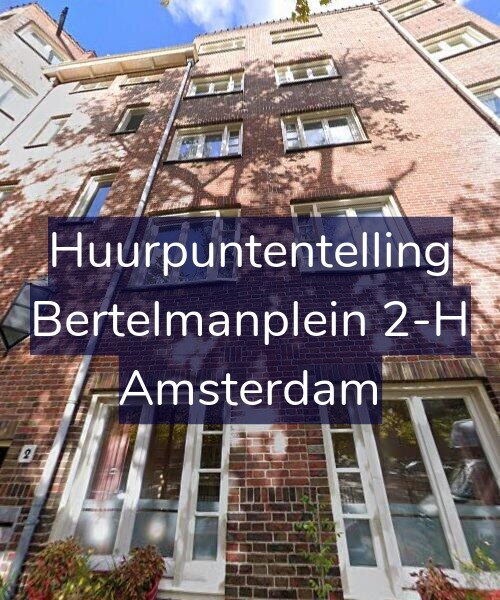 Foto gevel Huurpuntentelling voor Bertelmanplein 2-H, Amsterdam
