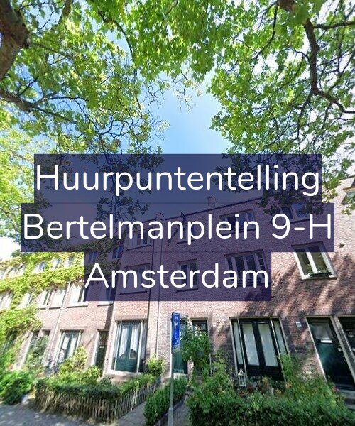 Foto gevel Huurpuntentelling voor Bertelmanplein 9-H, Amsterdam