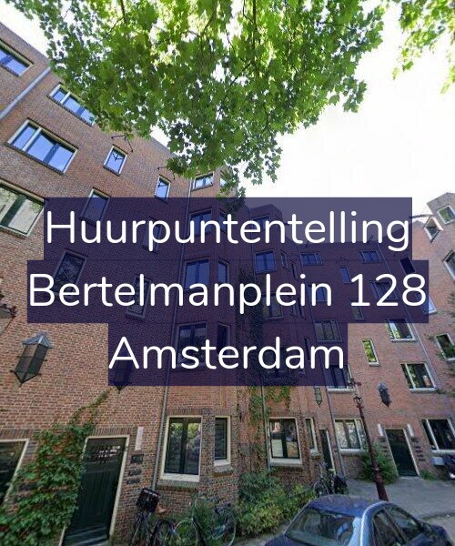Foto gevel Huurpuntentelling voor Bertelmanplein 128, Amsterdam