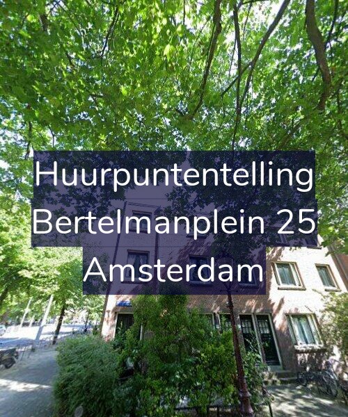 Foto gevel Huurpuntentelling voor Bertelmanplein 25, Amsterdam