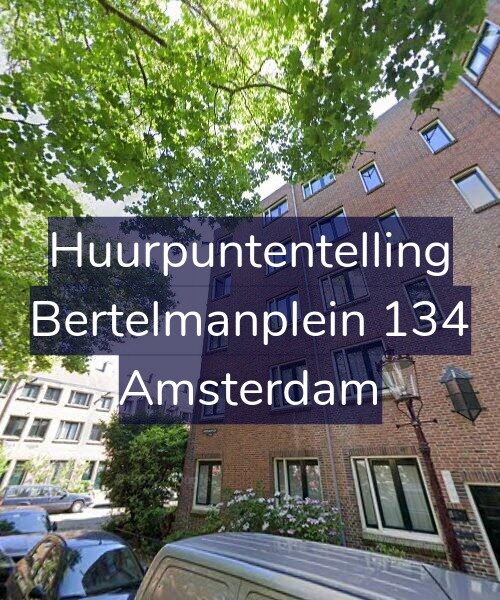 Foto gevel Huurpuntentelling voor Bertelmanplein 134, Amsterdam