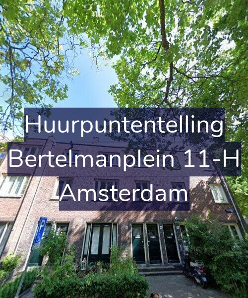 Foto gevel Huurpuntentelling voor Bertelmanplein 11-H, Amsterdam