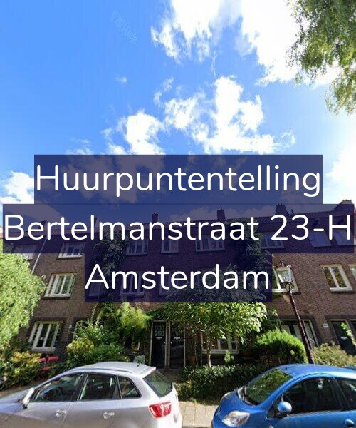 Foto gevel Huurpuntentelling voor Bertelmanstraat 23-H, Amsterdam