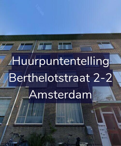 Foto gevel Huurpuntentelling voor Berthelotstraat 2-2, Amsterdam