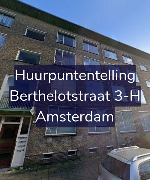 Foto gevel Huurpuntentelling voor Berthelotstraat 3-H, Amsterdam