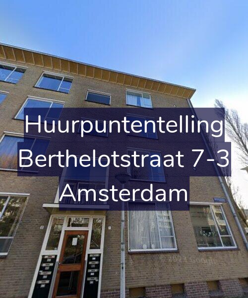 Foto gevel Huurpuntentelling voor Berthelotstraat 7-3, Amsterdam