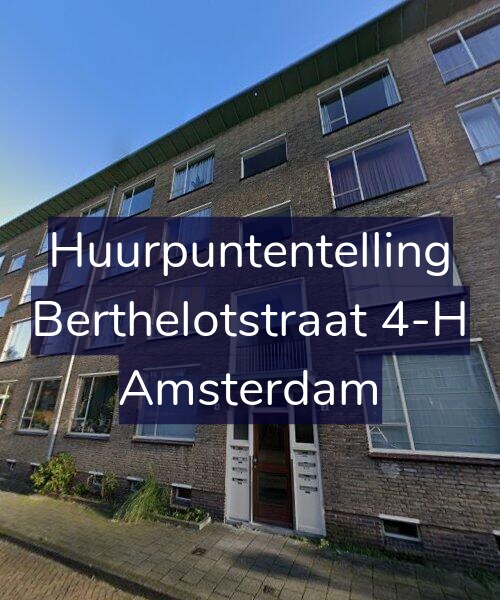 Foto gevel Huurpuntentelling voor Berthelotstraat 4-H, Amsterdam