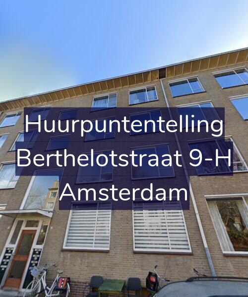Foto gevel Huurpuntentelling voor Berthelotstraat 9-H, Amsterdam