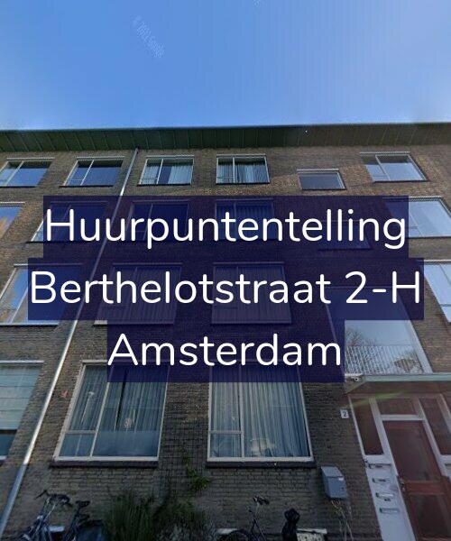 Foto gevel Huurpuntentelling voor Berthelotstraat 2-H, Amsterdam