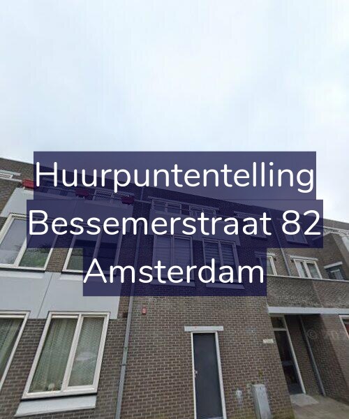 Foto gevel Huurpuntentelling voor Bessemerstraat 82, Amsterdam