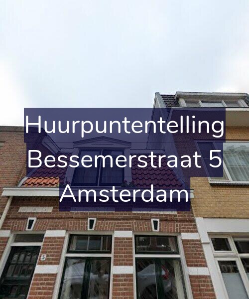 Foto gevel Huurpuntentelling voor Bessemerstraat 5, Amsterdam