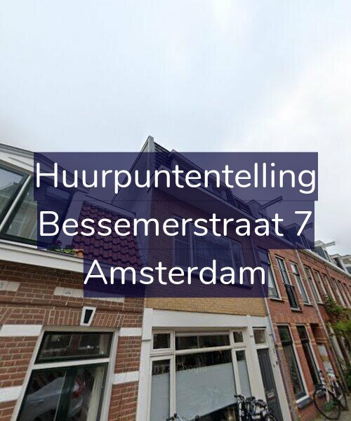 Foto gevel Huurpuntentelling voor Bessemerstraat 7, Amsterdam