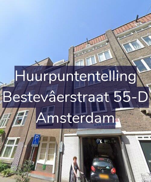 Foto gevel Huurpuntentelling voor Bestevâerstraat 55-D, Amsterdam