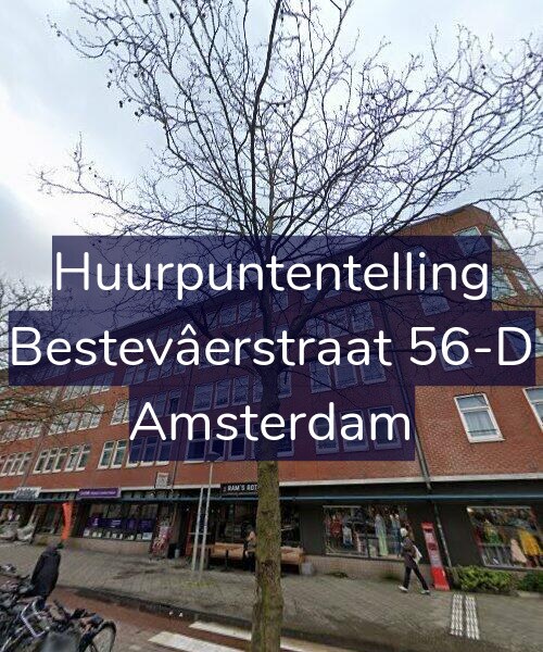 Foto gevel Huurpuntentelling voor Bestevâerstraat 56-D, Amsterdam