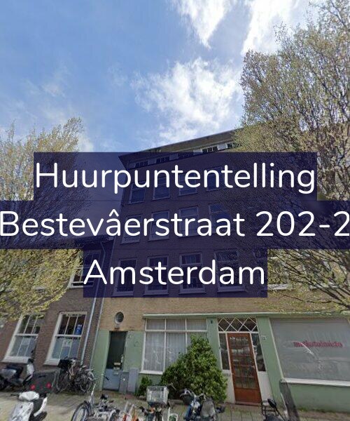 Foto gevel Huurpuntentelling voor Bestevâerstraat 202-2, Amsterdam
