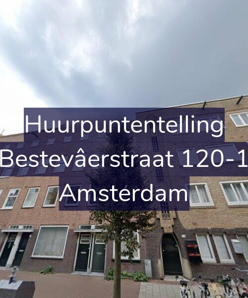 Foto gevel Huurpuntentelling voor Bestevâerstraat 120-1, Amsterdam