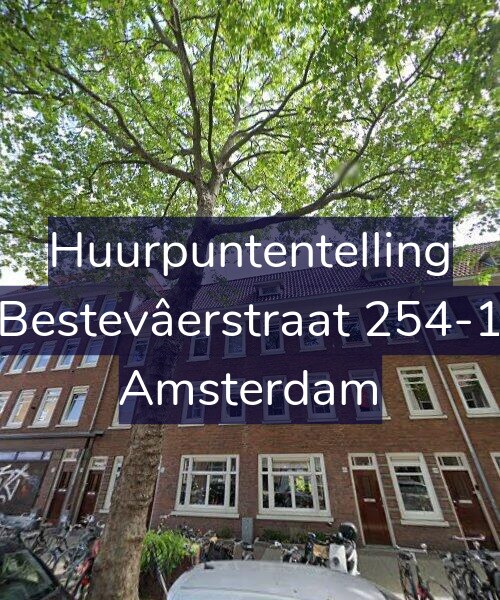 Foto gevel Huurpuntentelling voor Bestevâerstraat 254-1, Amsterdam