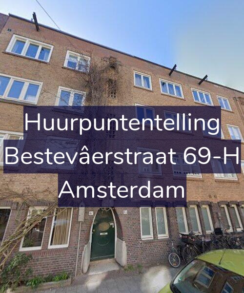 Foto gevel Huurpuntentelling voor Bestevâerstraat 69-H, Amsterdam